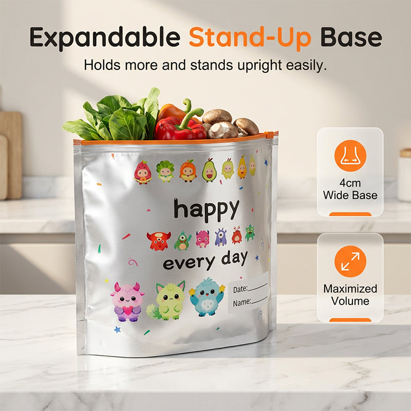 ♻️Reusable Aluminum Foil Sealable Storage Bags (10-Pieces)🥡