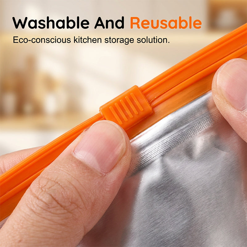 ♻️Reusable Aluminum Foil Sealable Storage Bags (10-Pieces)🥡