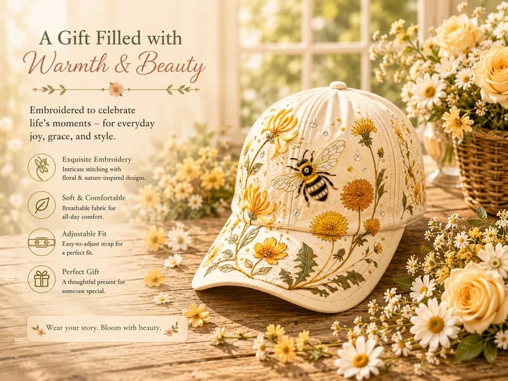 🔥Last Day 50% OFF 🌸🌿 Garden Morning Cap