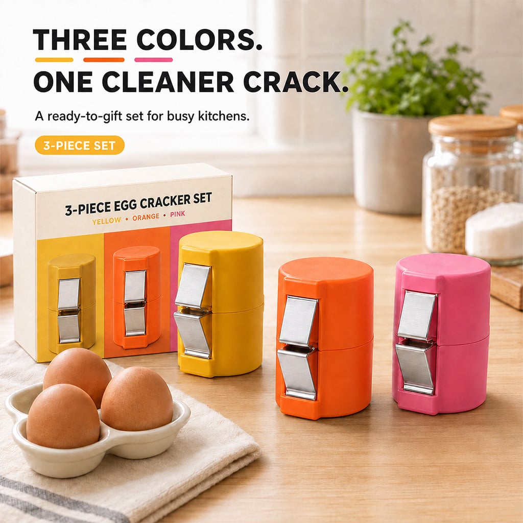 🍳 Quick Egg Cracker Tool – Open Hundreds Of Eggs Faster & Cleaner 🔥