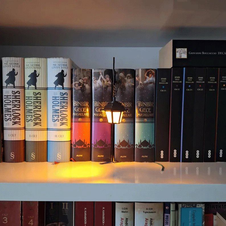 👻Library Lantern-Decorative Bookshelf Lighting