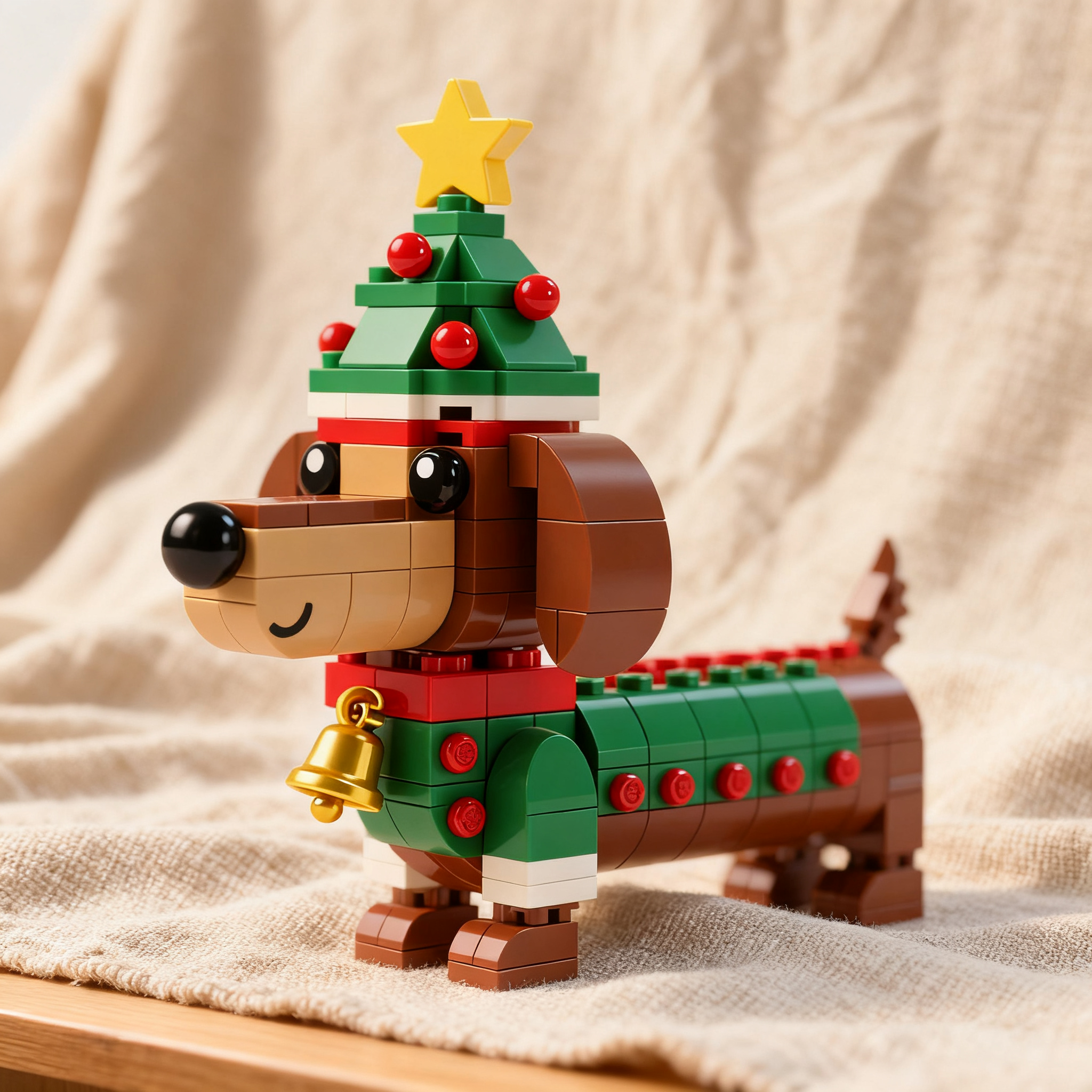 😍 2026 Bestseller 🎄🐕Christmas Limited Edition Dachshund Brick Set✈️Buy 2 Free Shipping