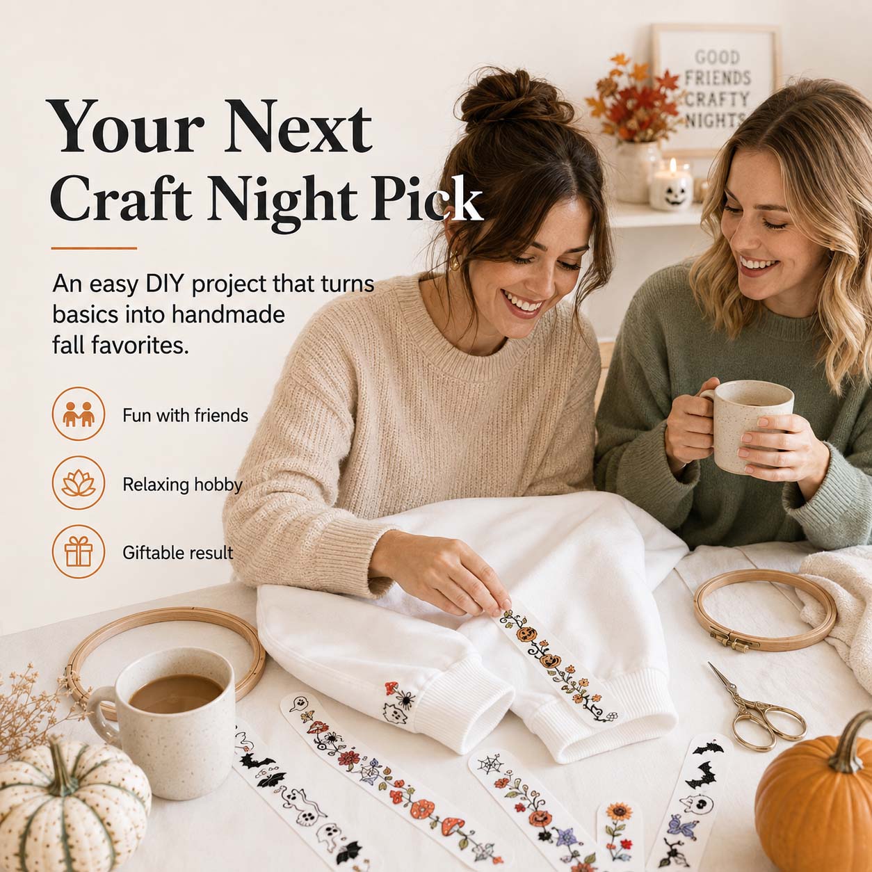 👻🪡 2026 Halloween DIY Water-Soluble Embroidery Stickers – Bestseller