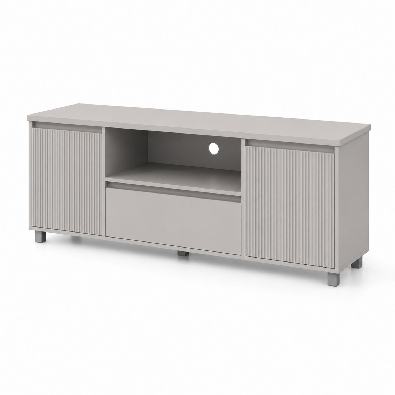 Szafka RTV MDF Szary 120x40x40 cm