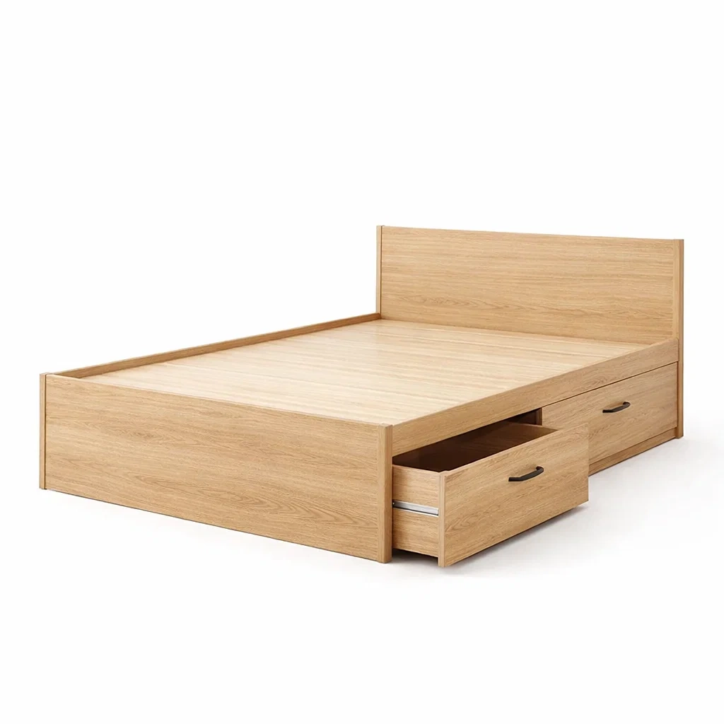 Schlafzimmermöbel,Bett mit Bettkasten-Livanovao