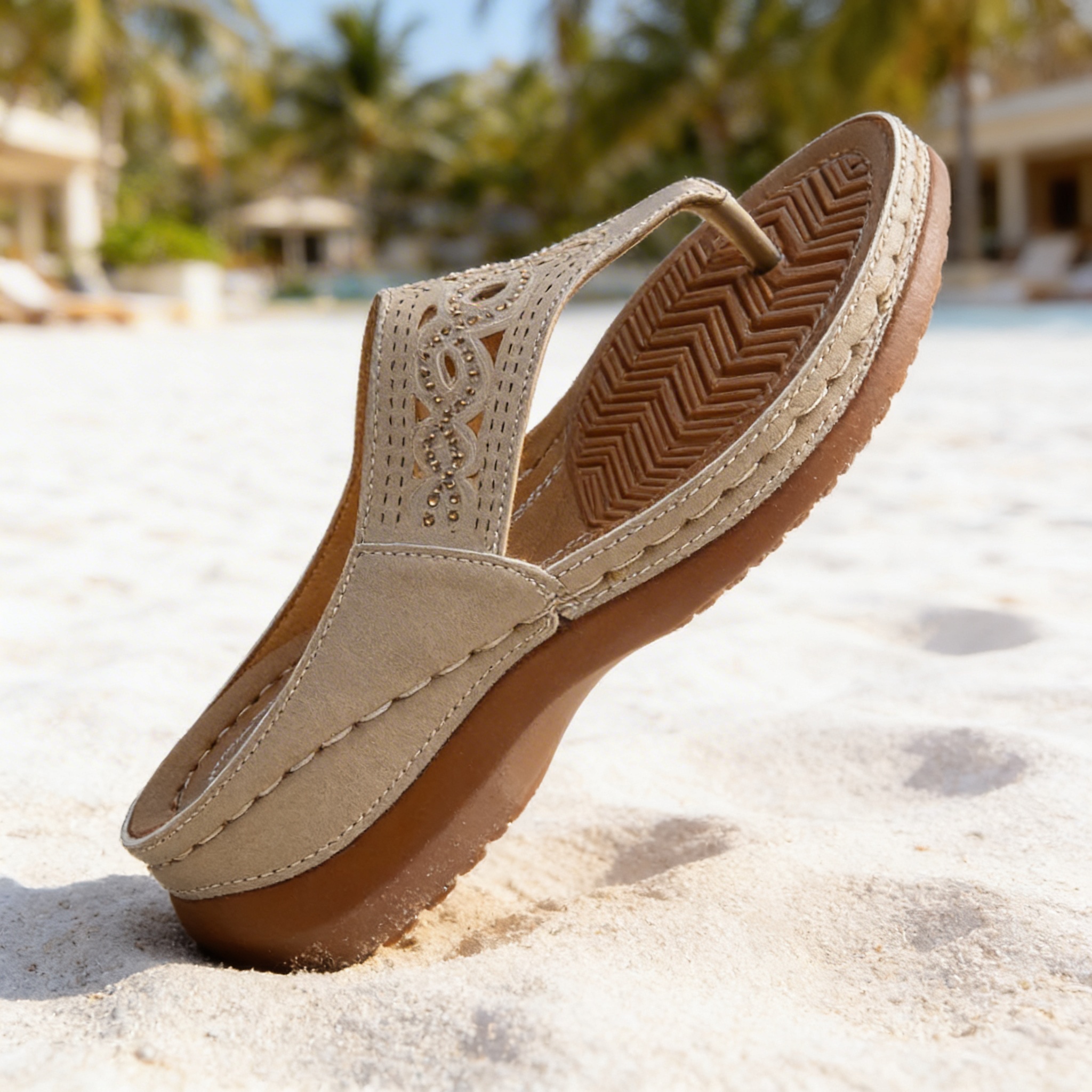 Close-up of the Soft Bottom Comfy Wedge sole