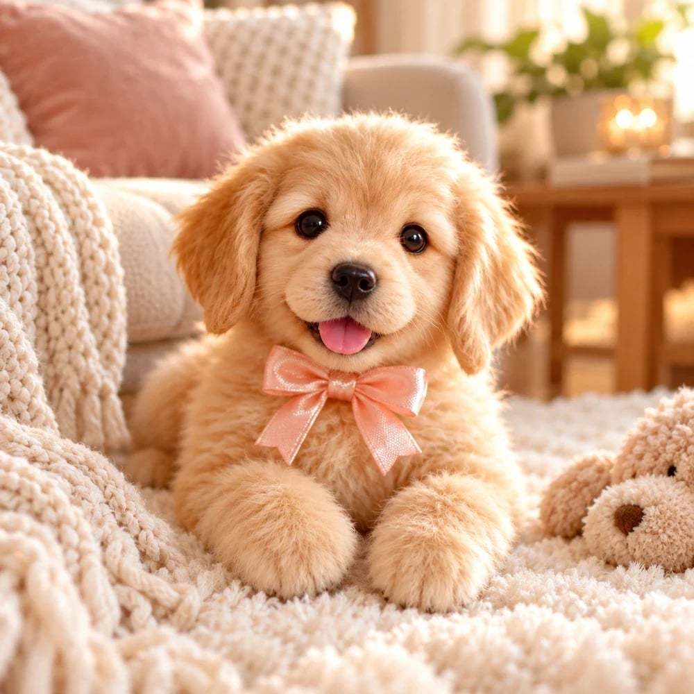 🎄 Best Sellers – Golden BuddyTM Realistic Robot Golden Retriever Puppy