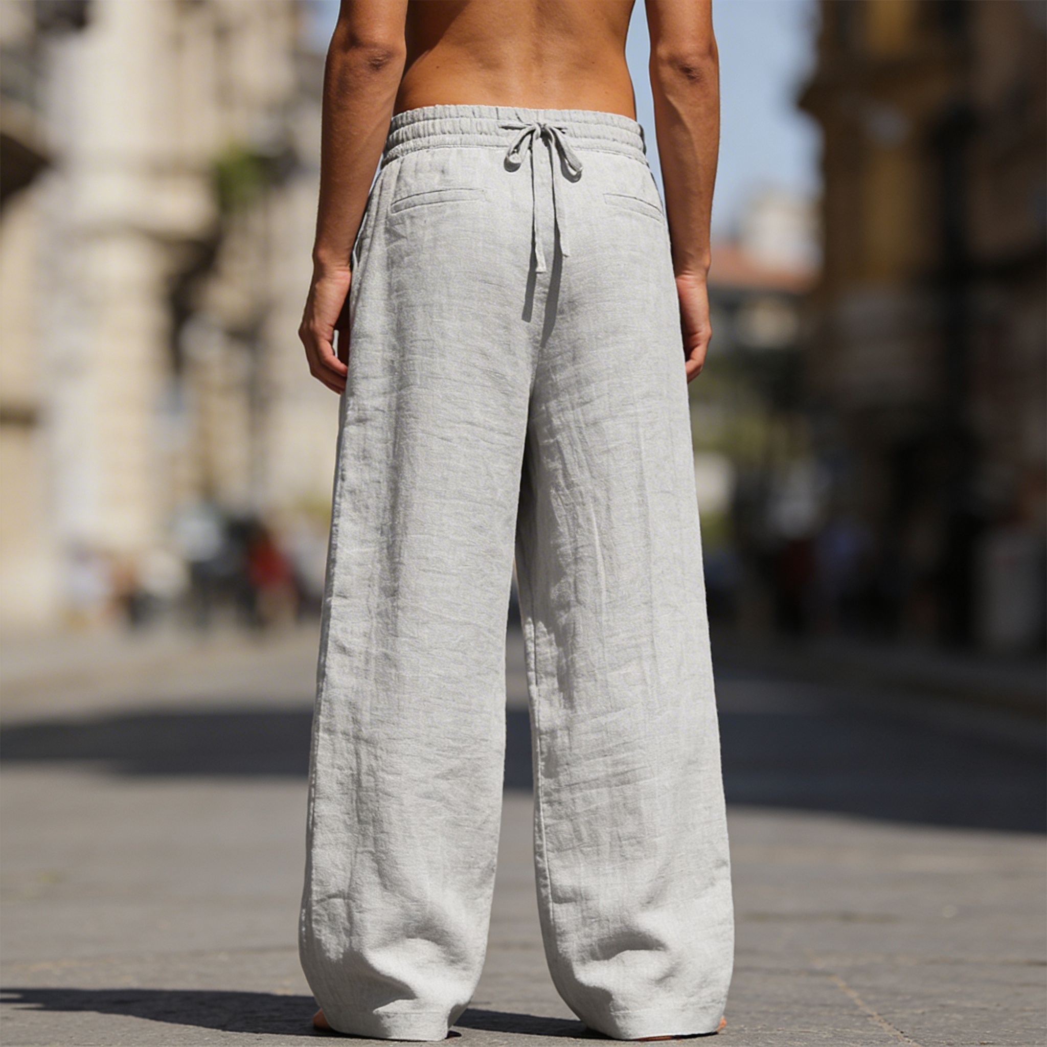 Lightweight Linen Pants for Warm Weather