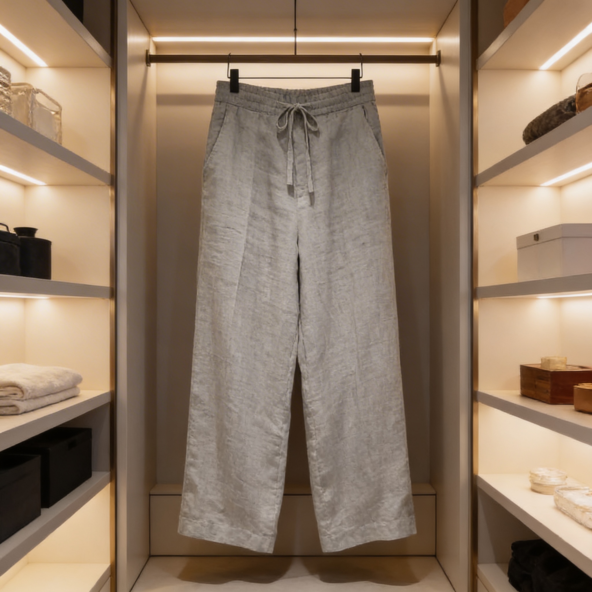 Refined Silhouette of Wide-Leg Pants
