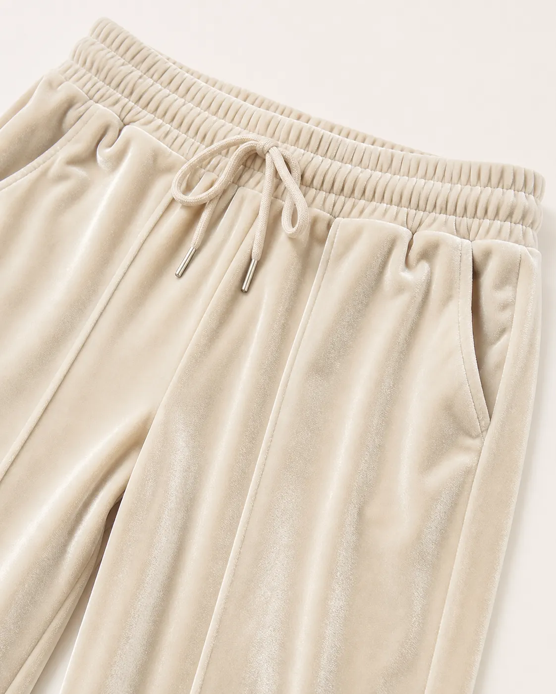 Elastic Waist and Pocket Detail