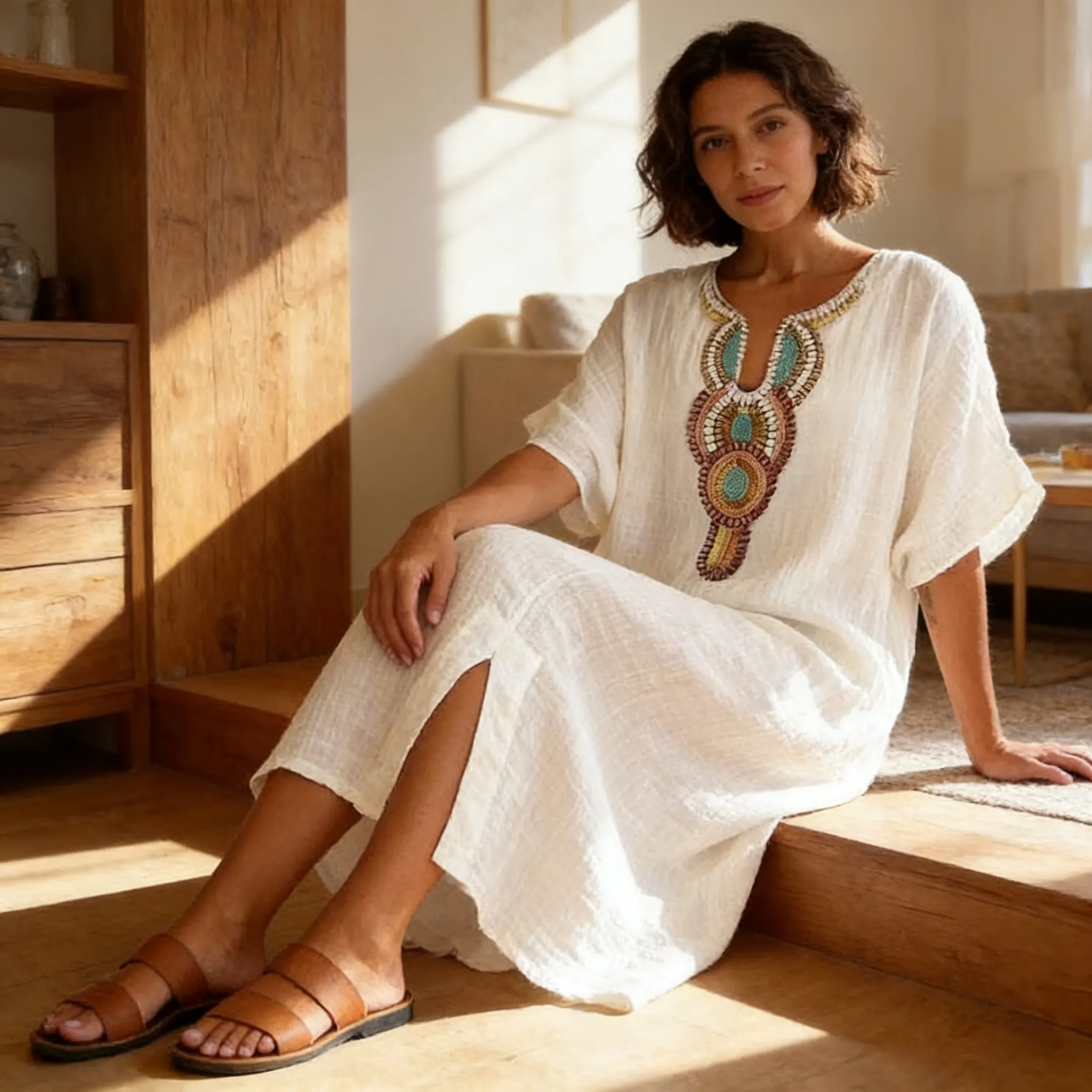 Exquisite Embroidered Detailing