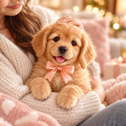 🎄 Best Sellers – Golden BuddyTM Realistic Robot Golden Retriever Puppy