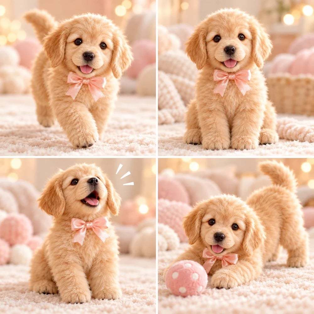 🎄 Best Sellers – Golden BuddyTM Realistic Robot Golden Retriever Puppy