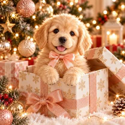 🎄 Best Sellers – Golden BuddyTM Realistic Robot Golden Retriever Puppy