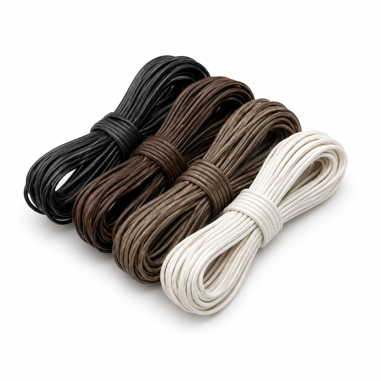 Kunstleder Kordel Set 4 Farben-ArtisanWoodHome