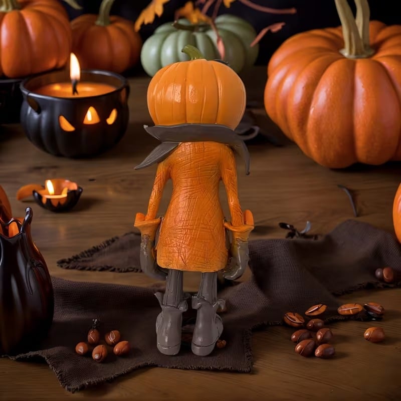 🔥HOT SALE🔥🎁🎉Only $39.9 This Week🌟👻Halloween Pumpkin Man Figurine/Decoration🎃