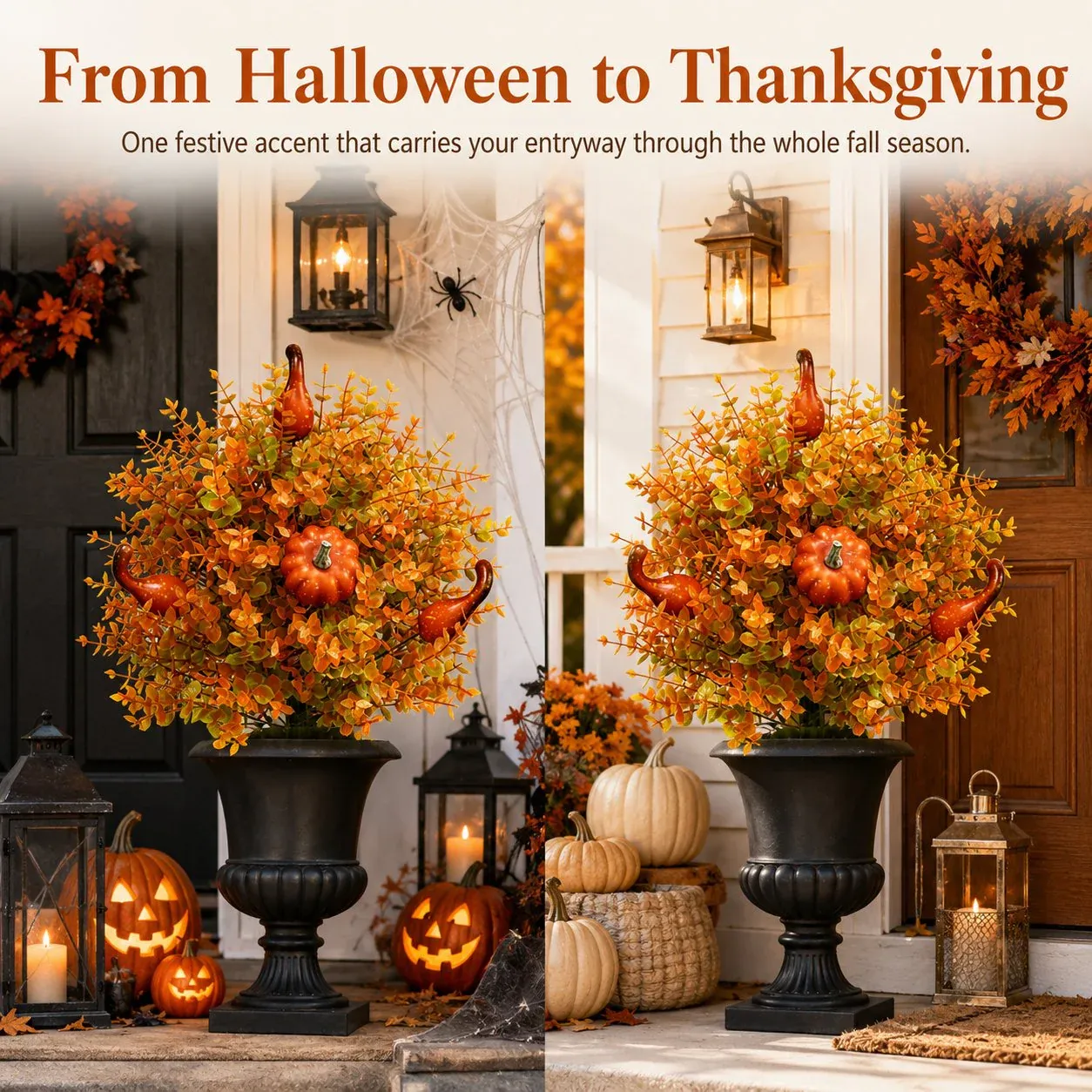 🔥Last Day 49% OFF🔥Artificial Fall Pumpkin Tree Stakes