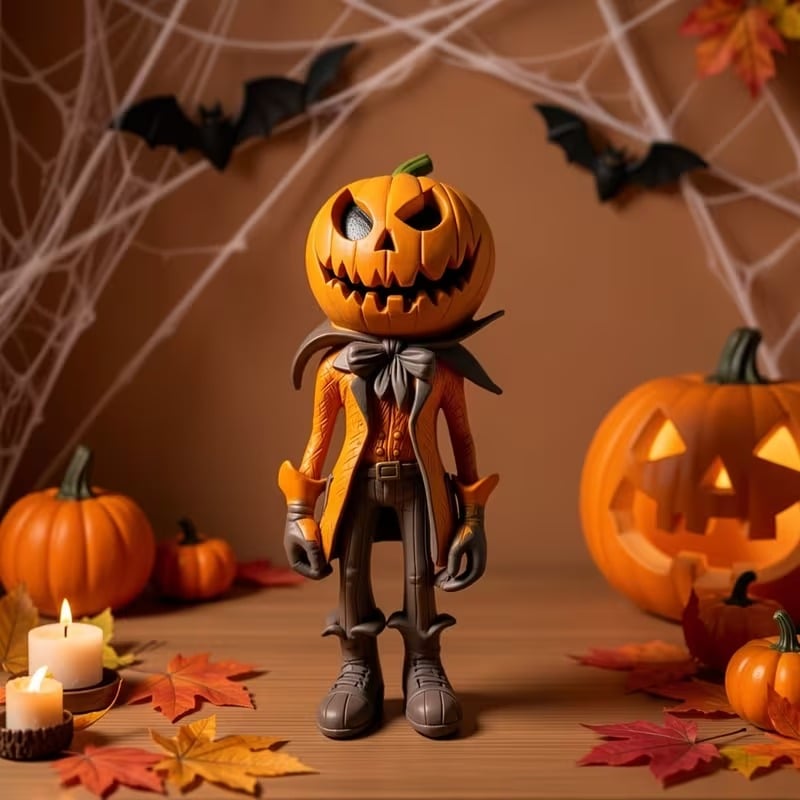 🔥HOT SALE🔥🎁🎉Only $39.9 This Week🌟👻Halloween Pumpkin Man Figurine/Decoration🎃