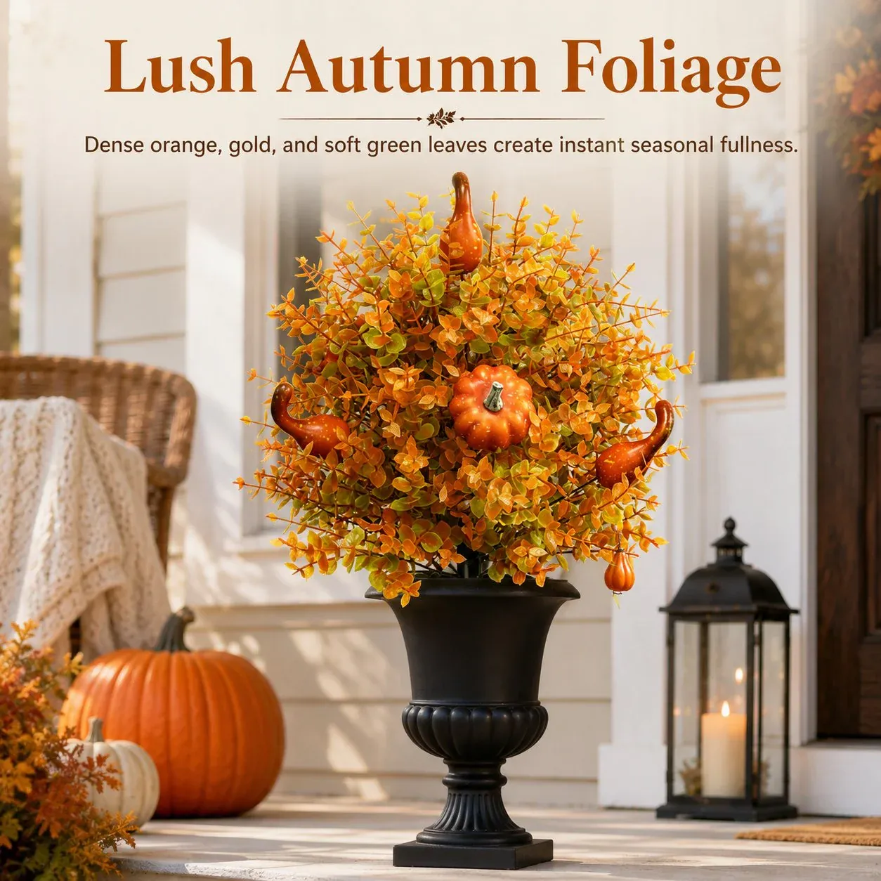 🔥Last Day 49% OFF🔥Artificial Fall Pumpkin Tree Stakes