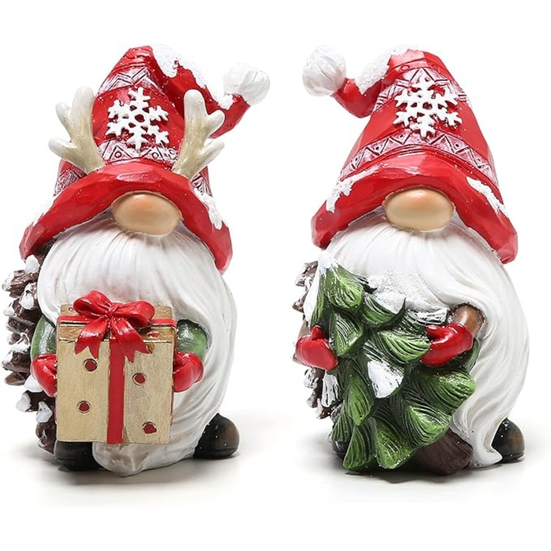 Handmade Christmas gnome ornaments | Handpainted art | Christmas gifts