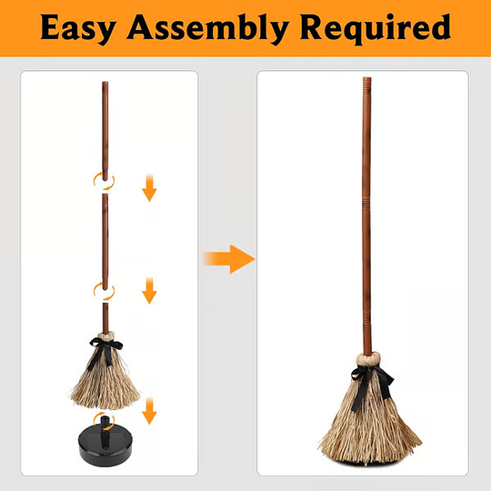 💥Halloween Sale 🧙‍♀️Floating Witch's Broom –Haunted Dancing Broom