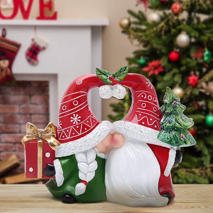 Handmade Christmas gnome ornaments | Handpainted art | Christmas gifts