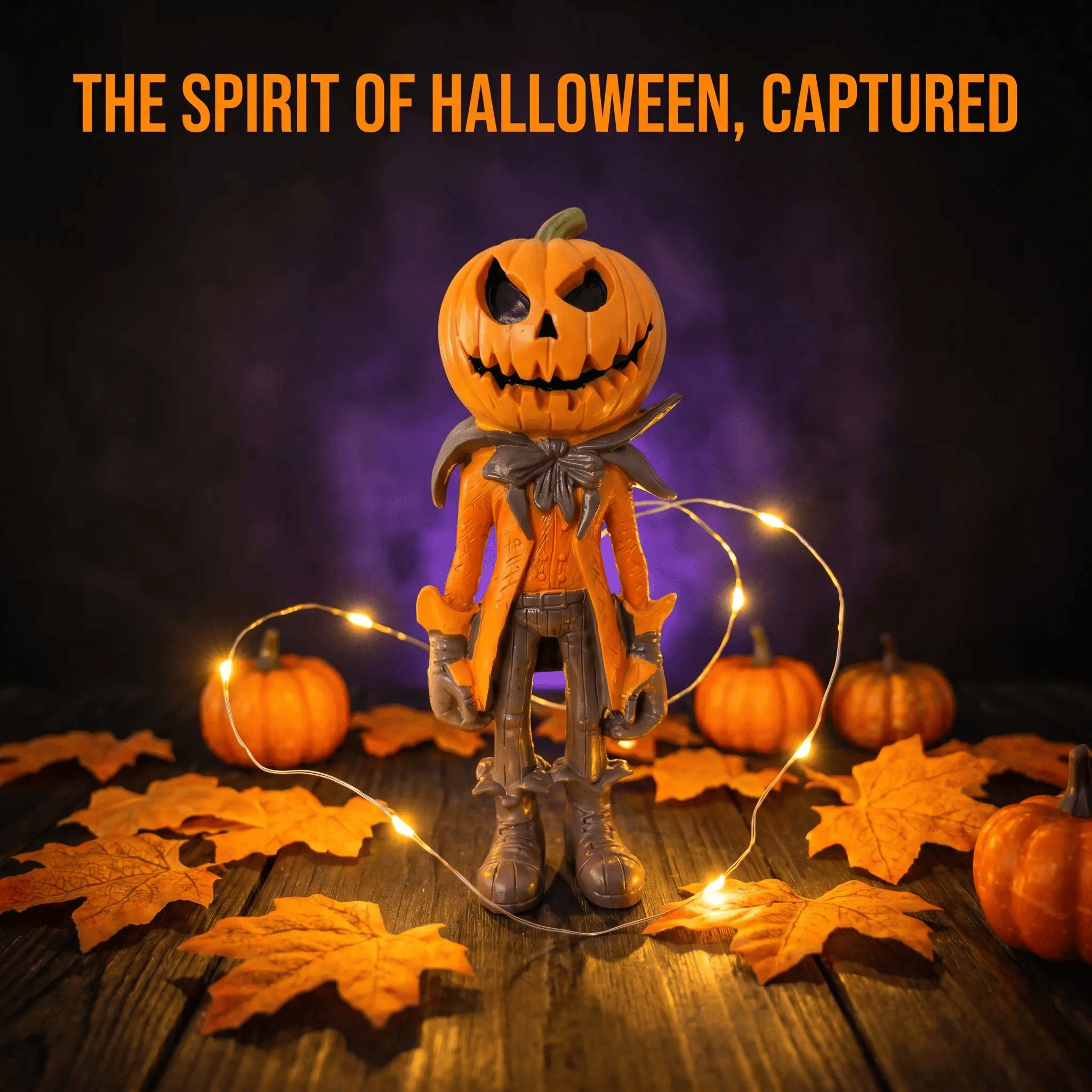 🔥HOT SALE🔥🎁🎉Only $39.9 This Week🌟👻Halloween Pumpkin Man Figurine/Decoration🎃