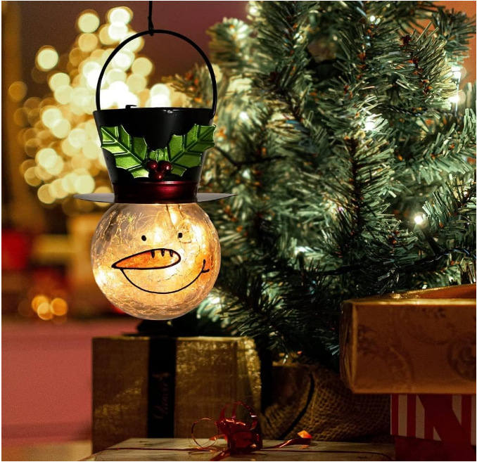 Snowman Solar Lanterns