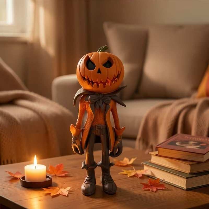 🔥HOT SALE🔥🎁🎉Only $39.9 This Week🌟👻Halloween Pumpkin Man Figurine/Decoration🎃
