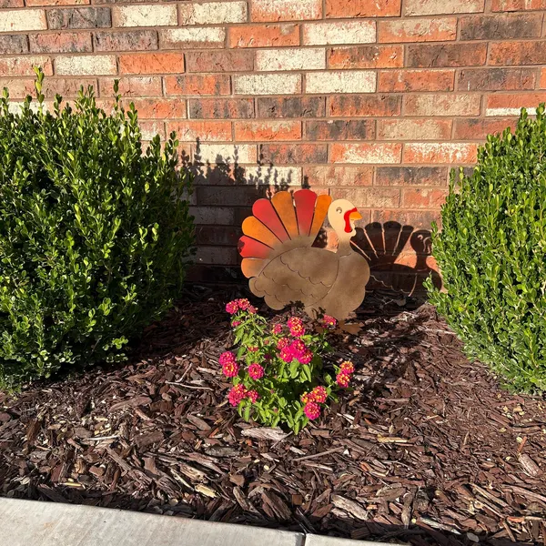 Metal Turkey Garden Stake | Metal Art | Thanksgiving Decor