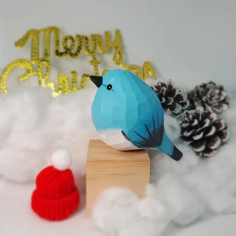 Woodcarving Bird | Woodcarving Art | Hand-painted Art