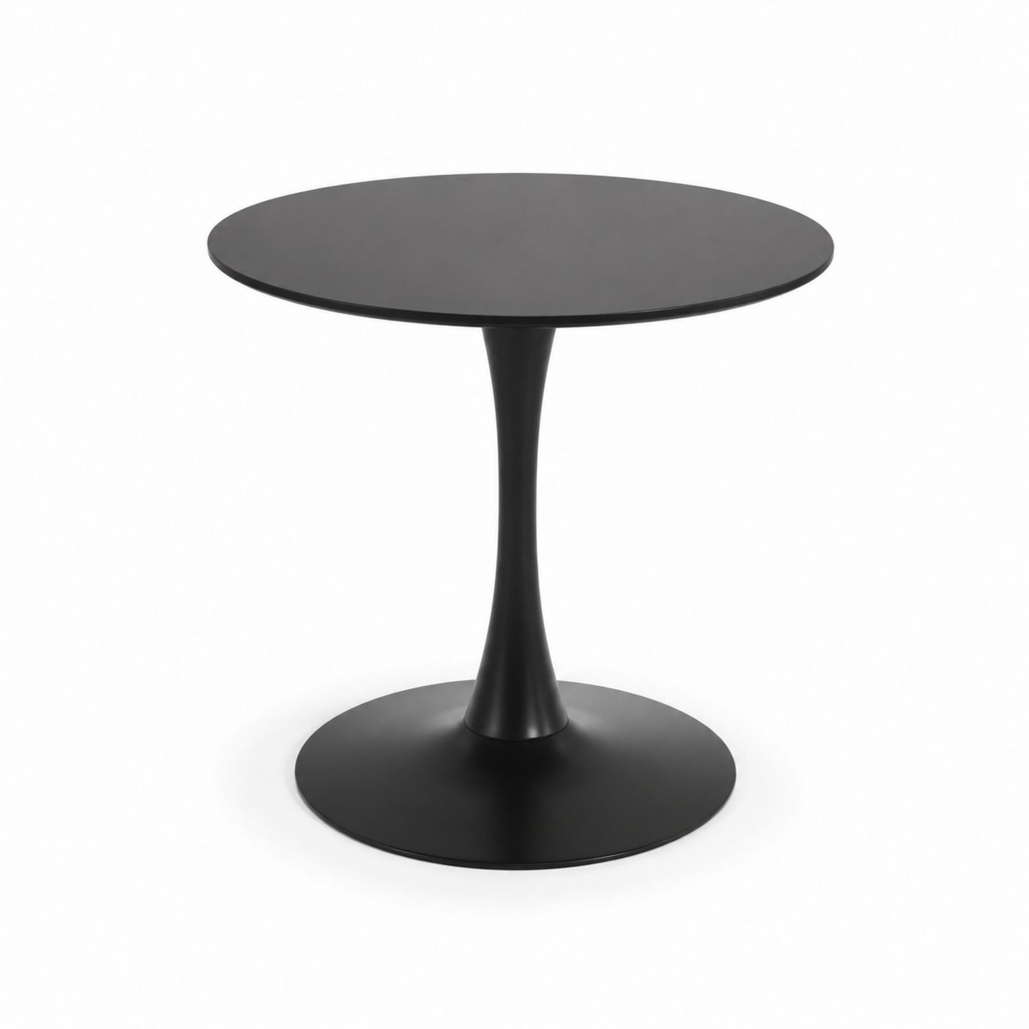 Okrągły stół jadalniany 60cm metal czarny