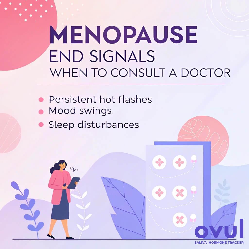 End of menopause symptoms
