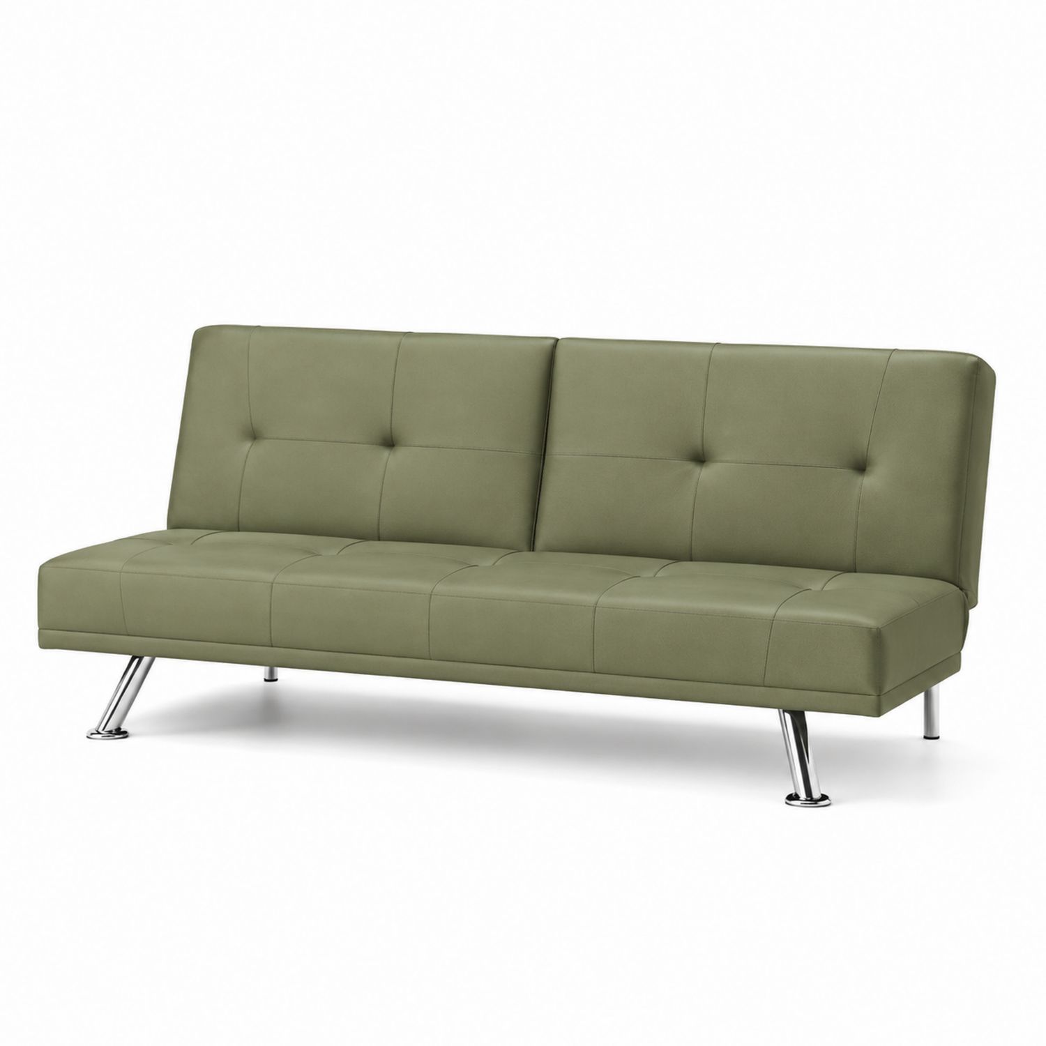 Kunstledersofa Grün 190cm