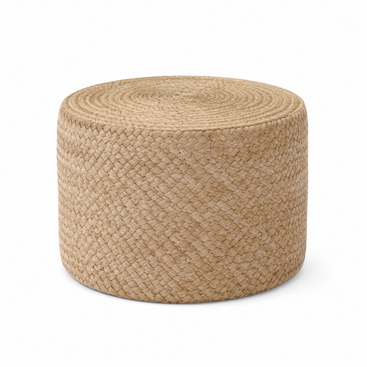 Runder Jutehocker Natur Ø45cm Höhe 35cm