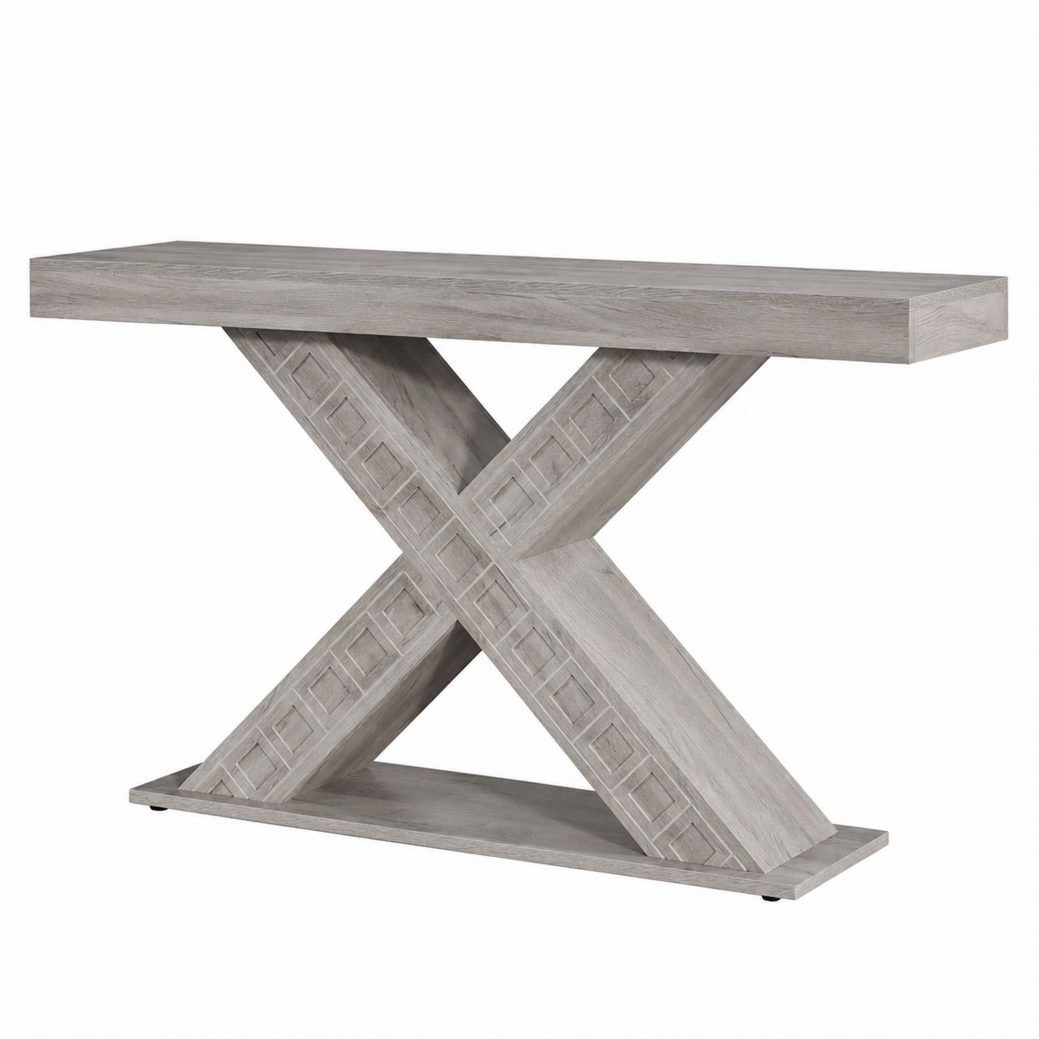 Konsola prostokątna 120 cm MDF Szary