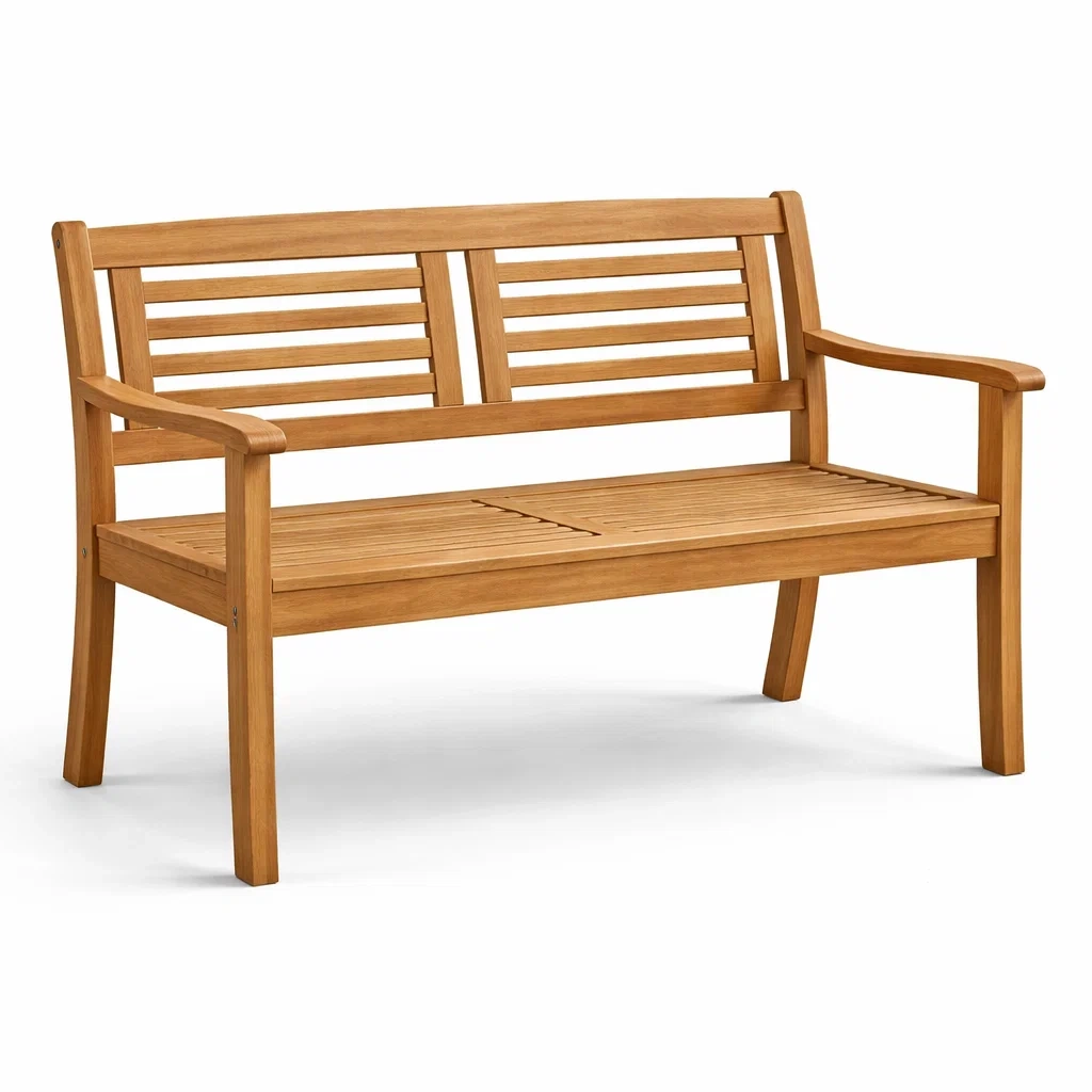 Banc en bois d'acacia pour extérieur-furnoveta