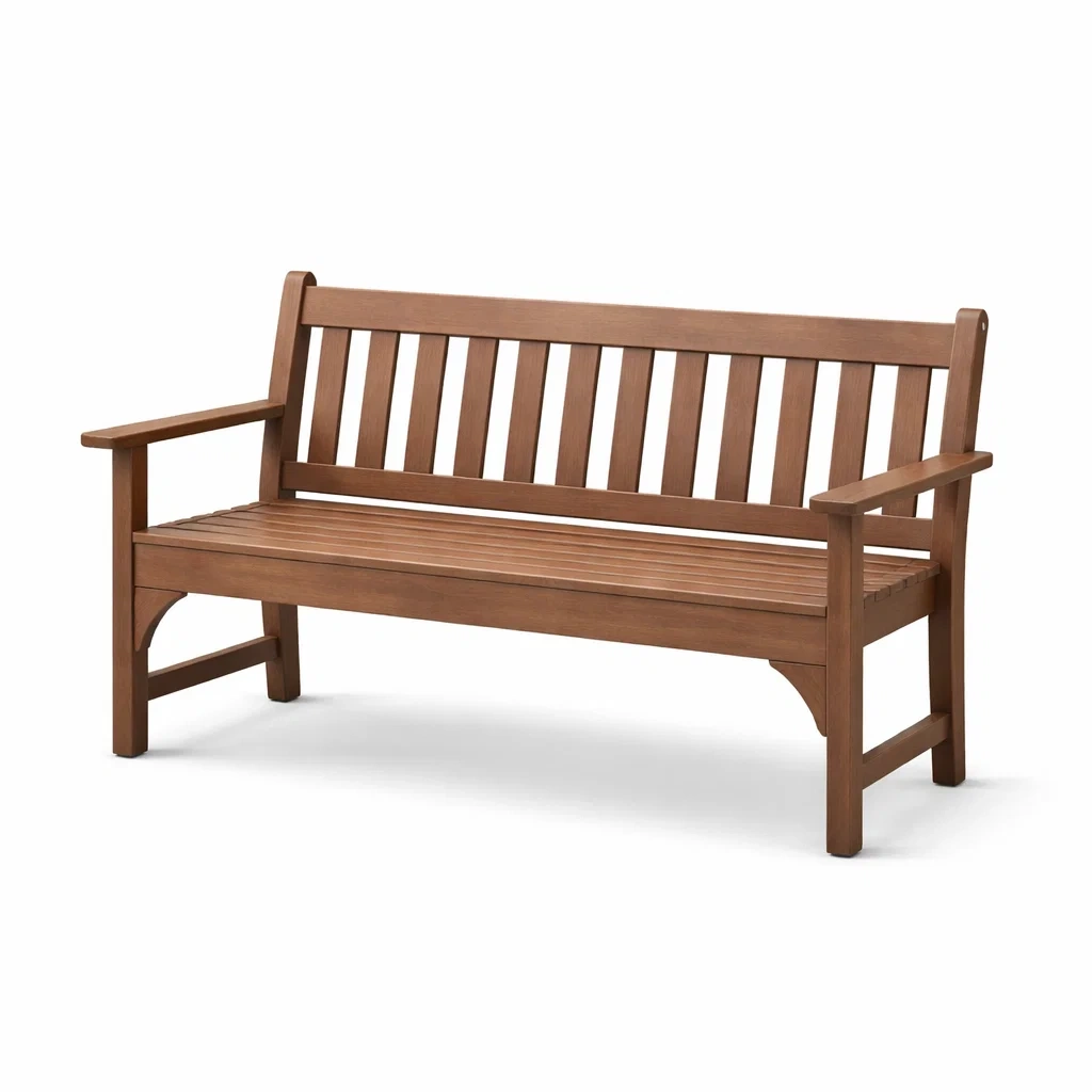 Banc en bois d'acacia marron 150 cm-furnoveta