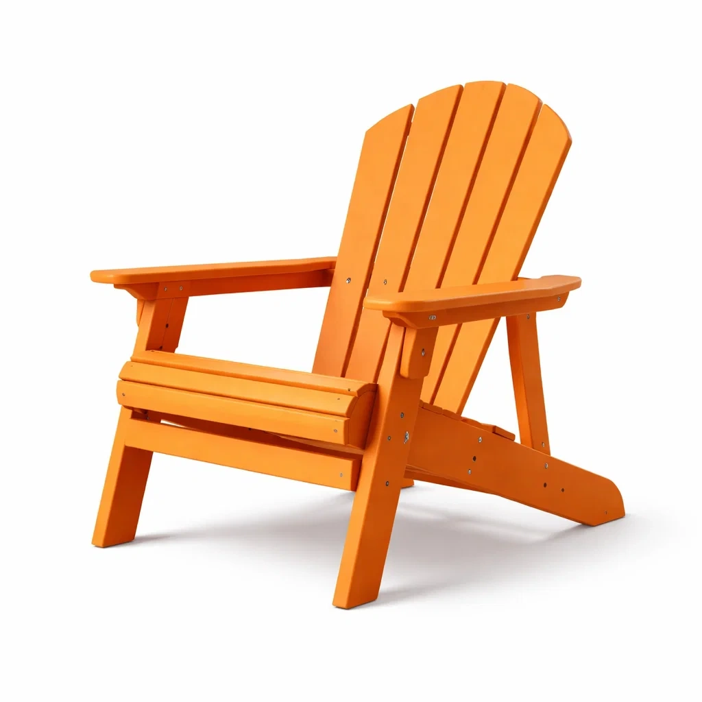 Chaise Adirondack en bois d'acacia - Orange-furnoveta