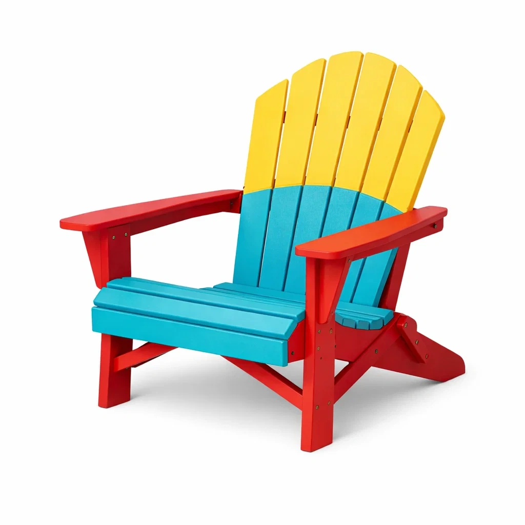 Chaise Adirondack en plastique pour extérieur-furnoveta