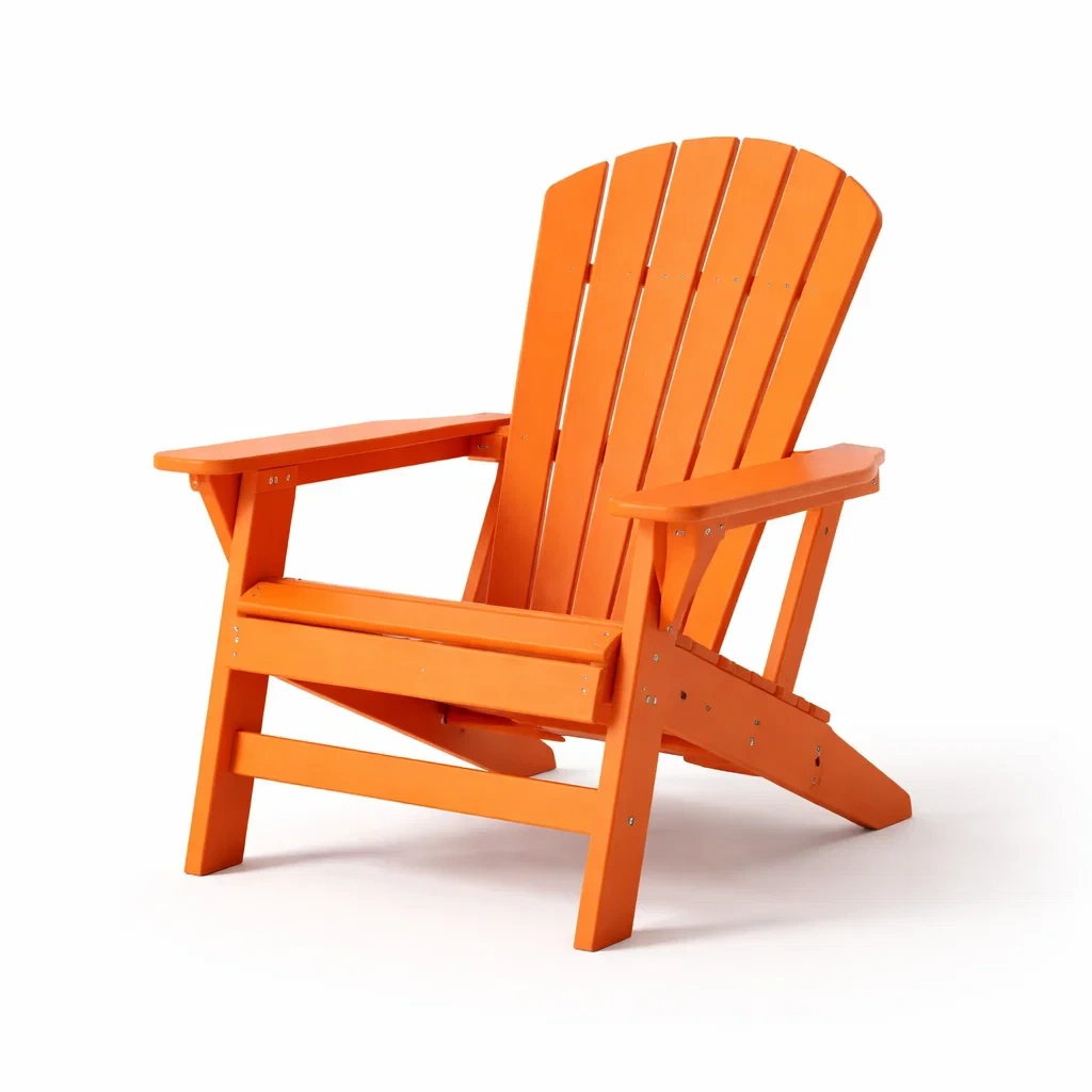 Chaise Adirondack en bois Orange-furnoveta