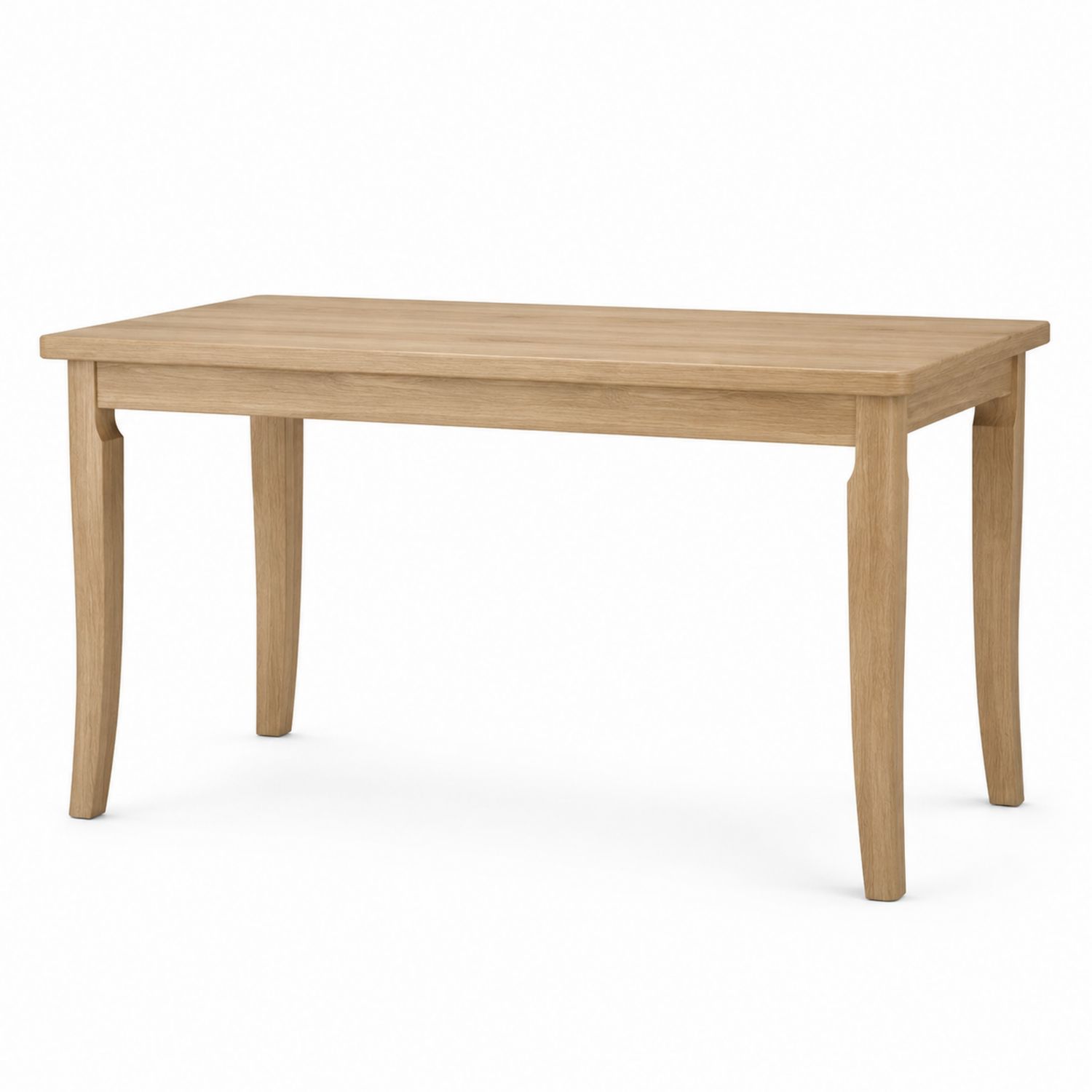 Stół prostokątny 150x90 cm z drewna dębowego-Casavivarte