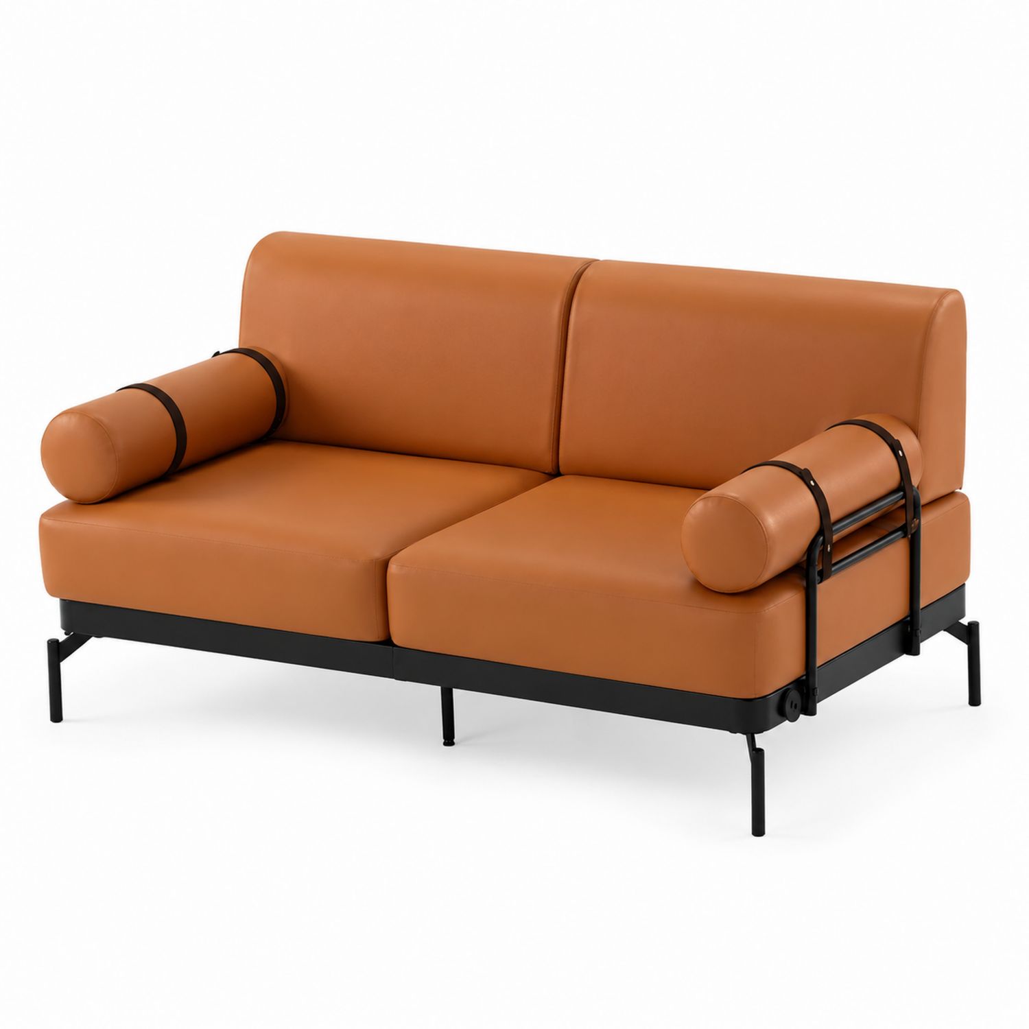 Sofa dwuosobowa ze skóry ekologicznej-Casavivarte