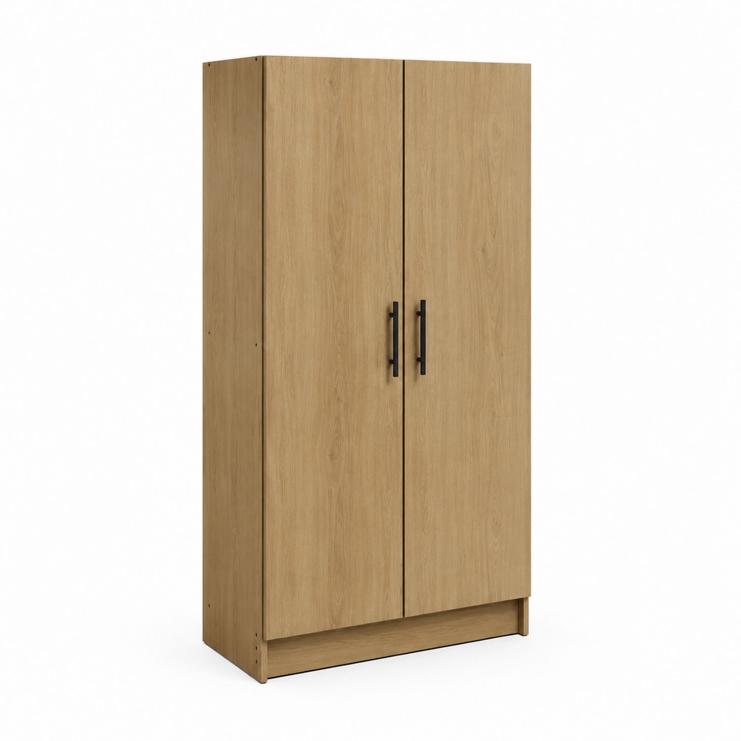 Szafa dwudrzwiowa prostokątna 180x80x50 cm płyta wiórowa dąb-Casavivarte