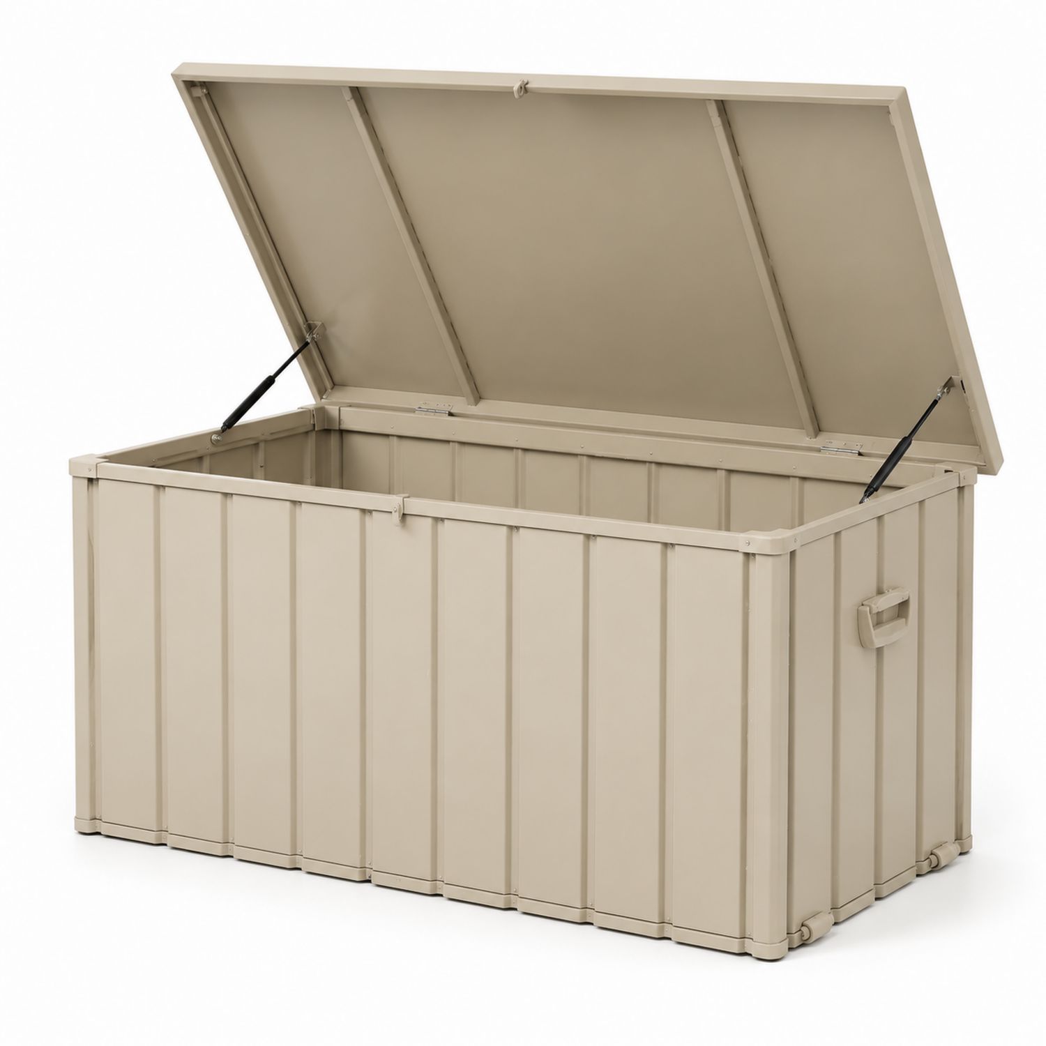 Garten Aufbewahrungsbox Polypropylen 120x60x65cm Beige