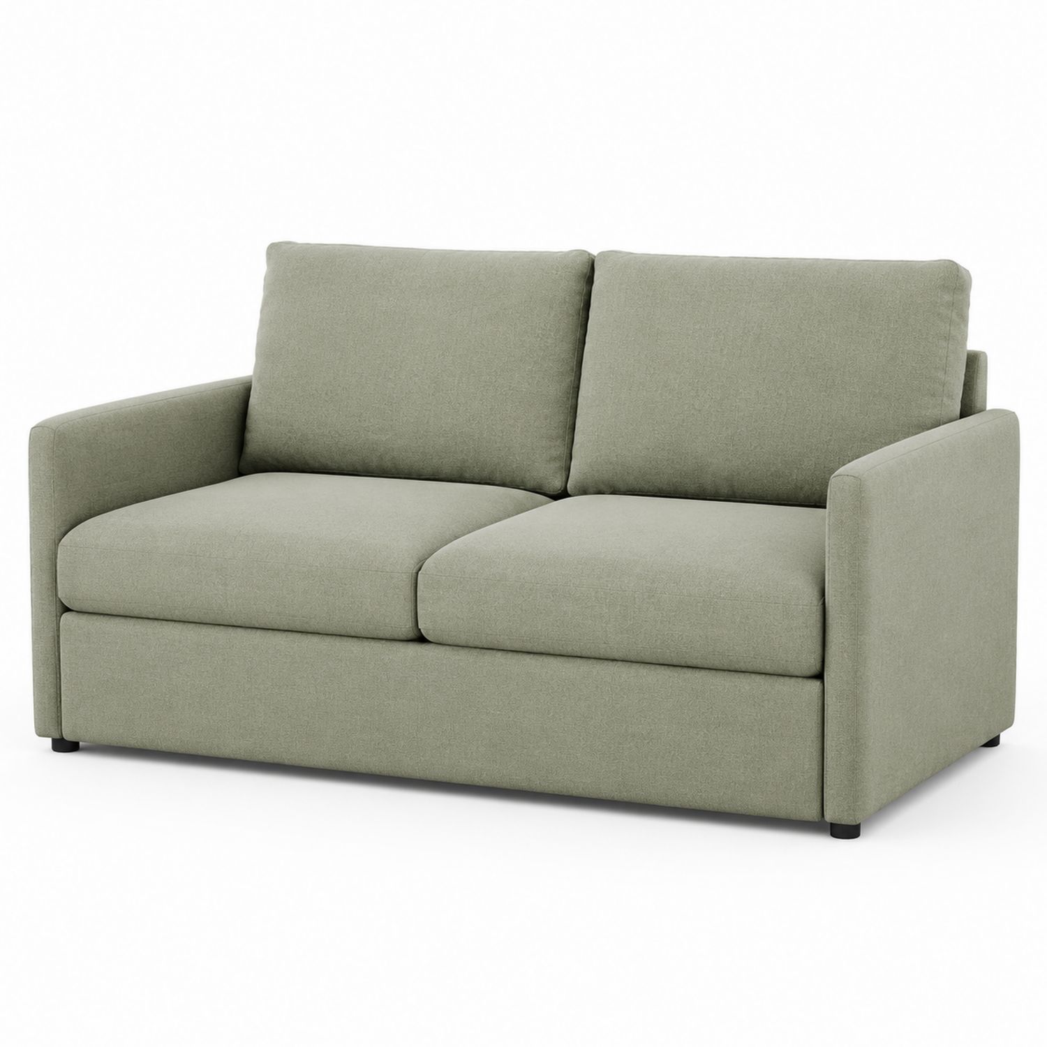 Zweisitzer Sofa mit Polyesterbezug Grün