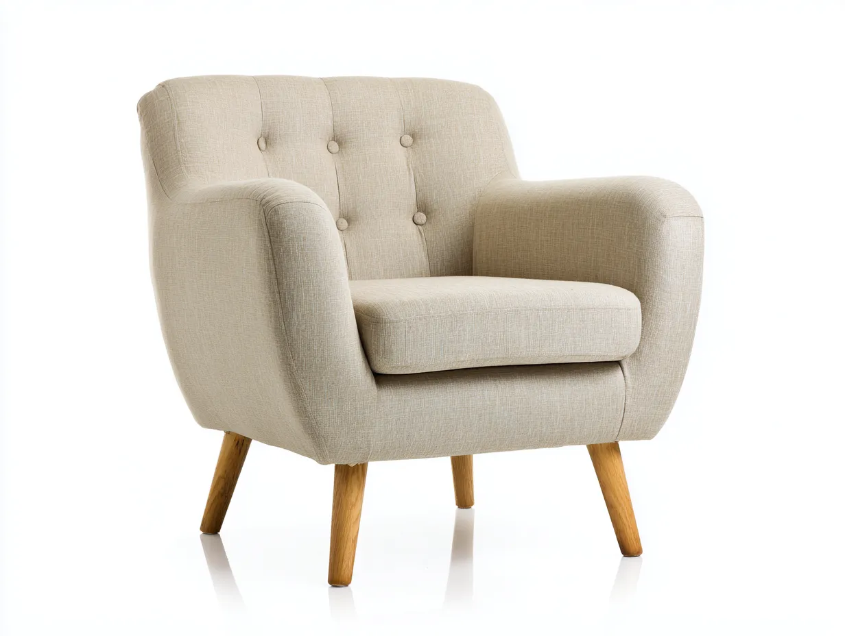 Sillón de tela