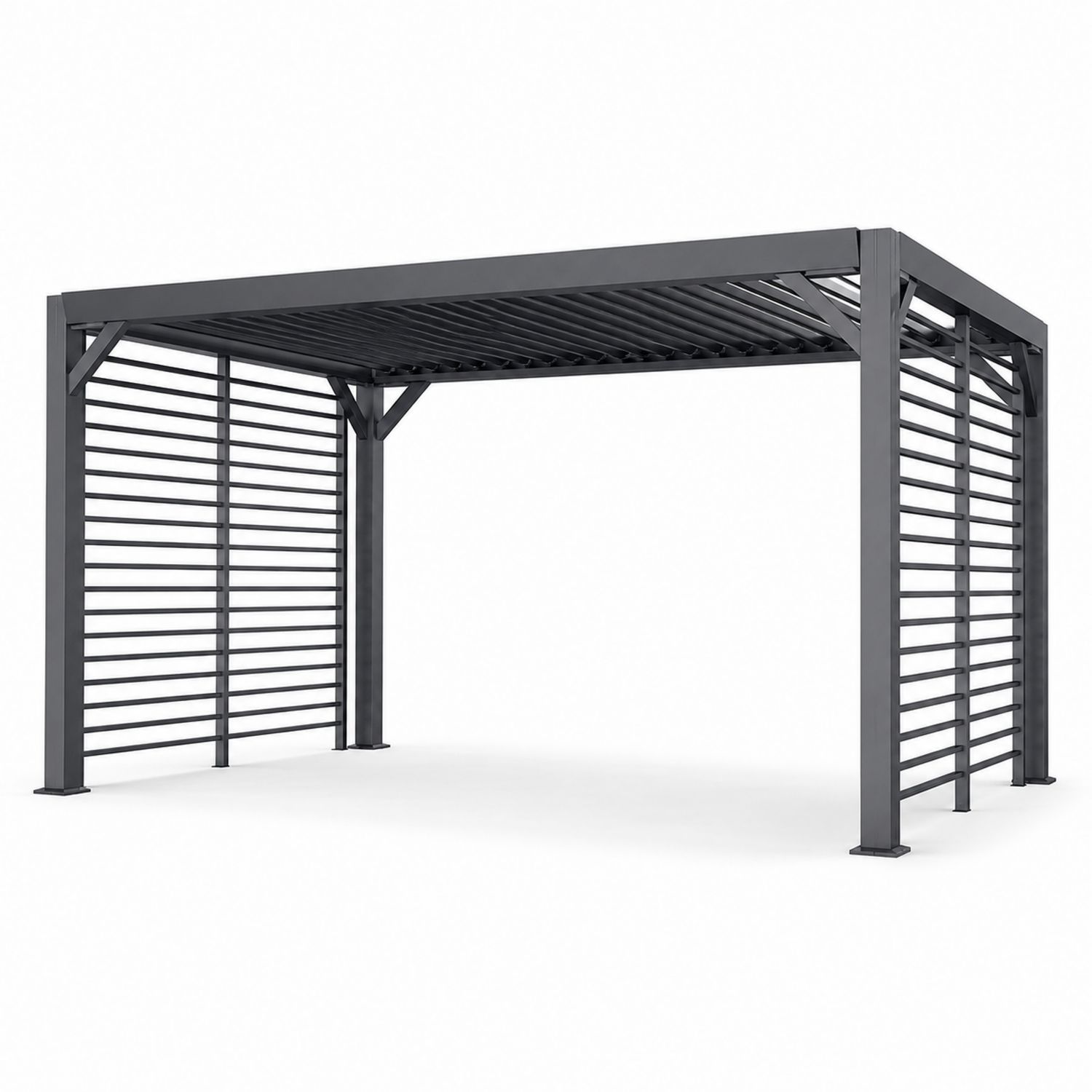 Pawilon ogrodowy aluminiowy Antracytowy 400x300 cm