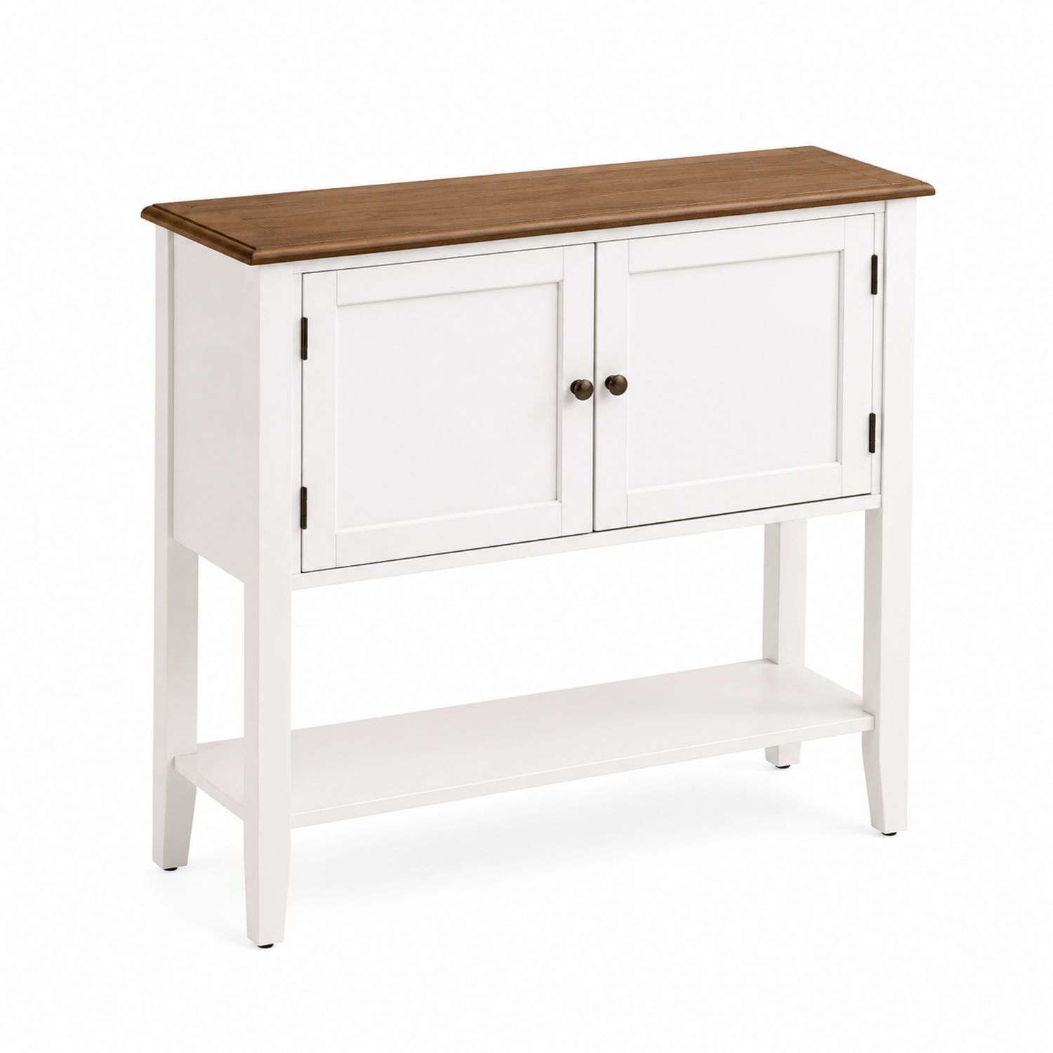 Dwudrzwiowa Komoda z Drewna Brzozowego i MDF 80x35x90 cm