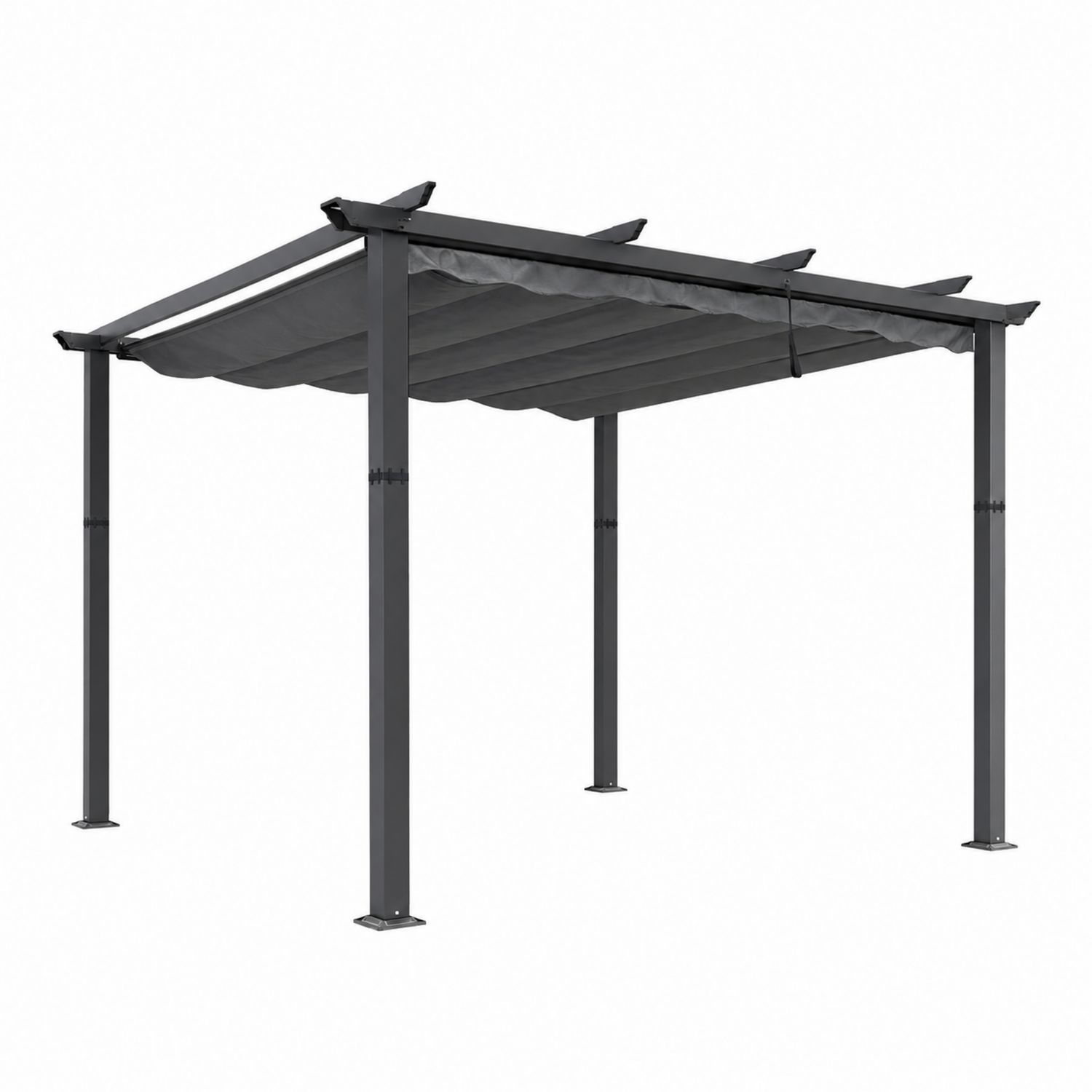 Pergola ogrodowa aluminiowa 300x300 cm Antracytowa